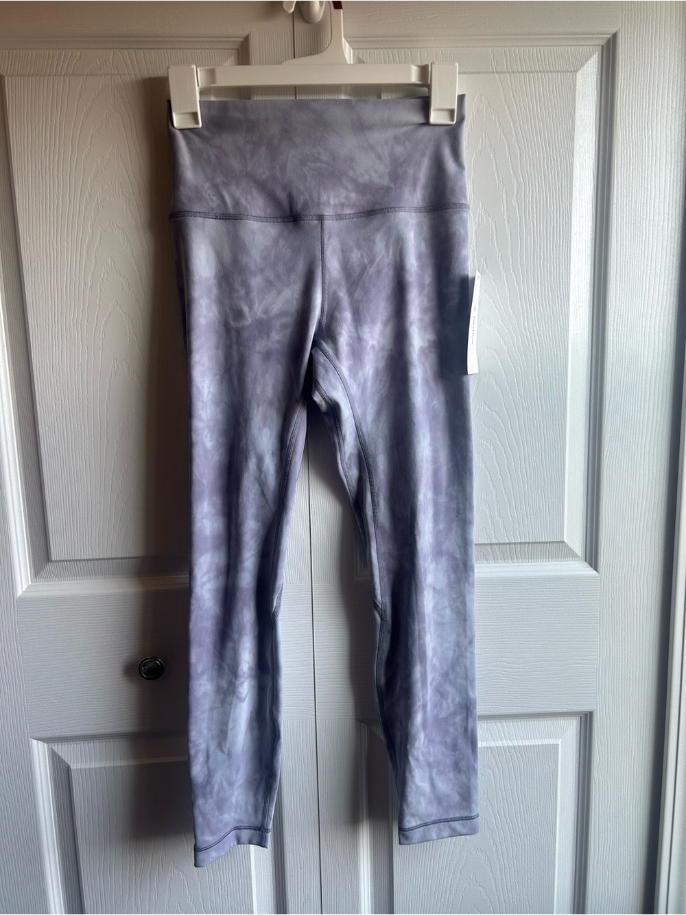 HeyNuts Essential 7/8 Yoga Pants – Diamond Dye Purple Grey – Size S (4/6)